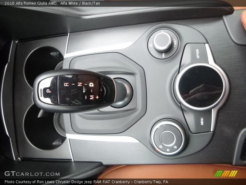 Alfa White / Black/Tan 2018 Alfa Romeo Giulia AWD