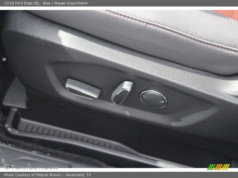 Blue / Mayan Gray/Umber 2018 Ford Edge SEL