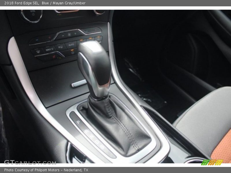 Blue / Mayan Gray/Umber 2018 Ford Edge SEL