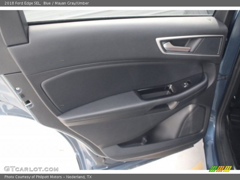 Blue / Mayan Gray/Umber 2018 Ford Edge SEL