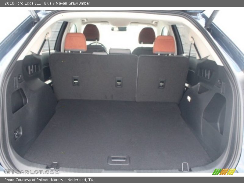 Blue / Mayan Gray/Umber 2018 Ford Edge SEL