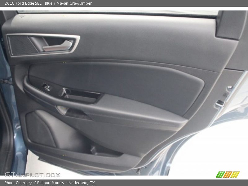 Blue / Mayan Gray/Umber 2018 Ford Edge SEL