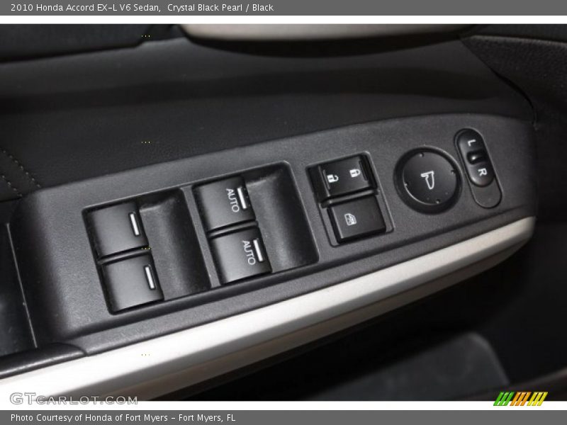 Crystal Black Pearl / Black 2010 Honda Accord EX-L V6 Sedan
