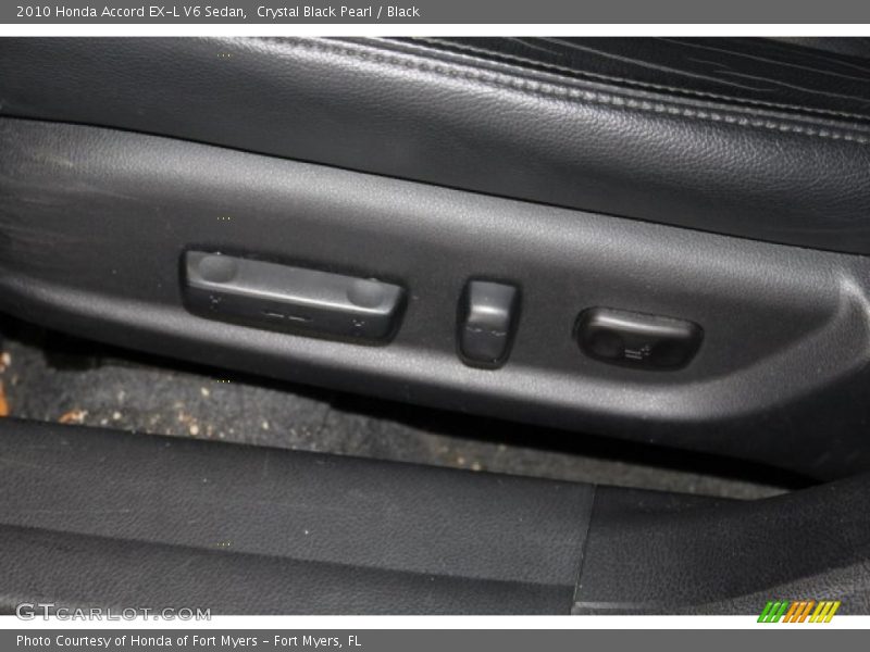 Crystal Black Pearl / Black 2010 Honda Accord EX-L V6 Sedan