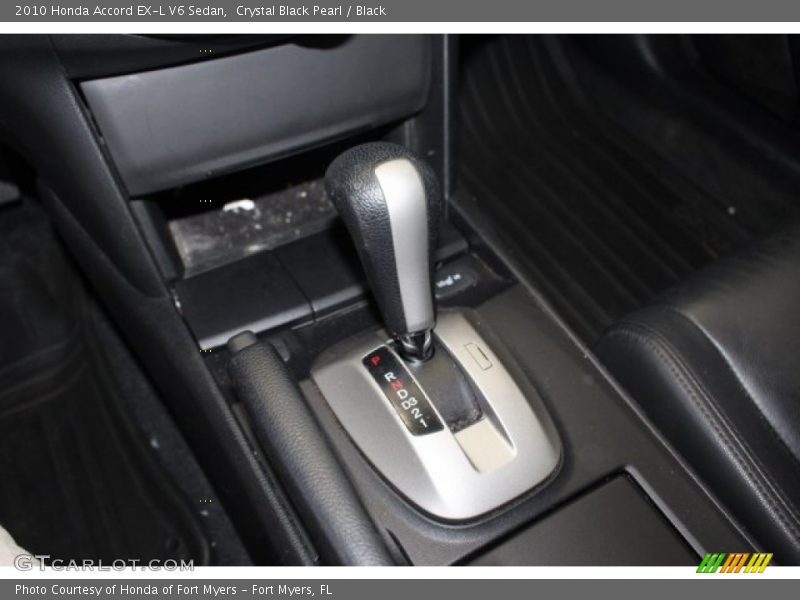 Crystal Black Pearl / Black 2010 Honda Accord EX-L V6 Sedan