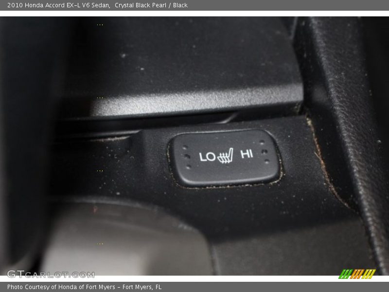 Crystal Black Pearl / Black 2010 Honda Accord EX-L V6 Sedan