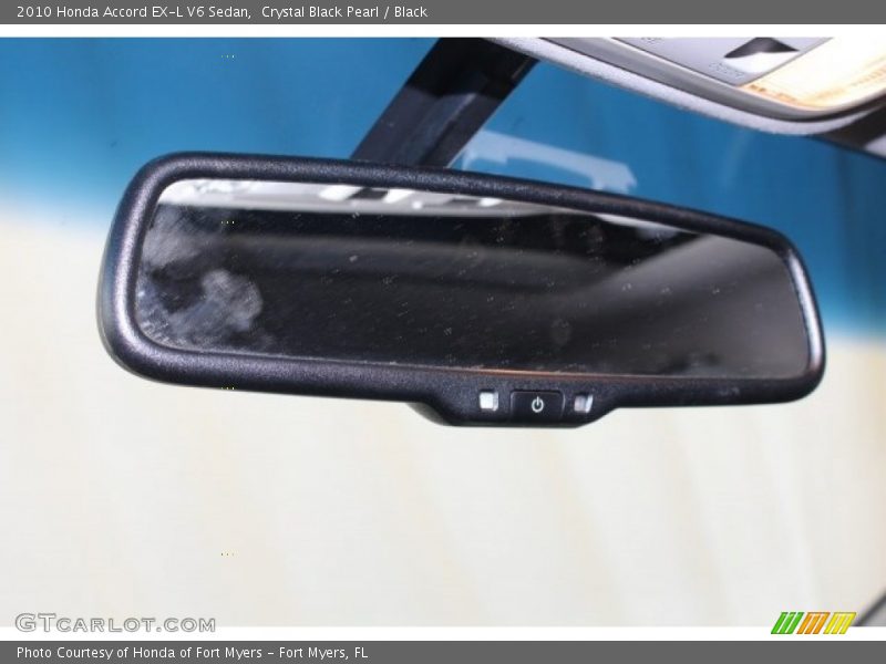 Crystal Black Pearl / Black 2010 Honda Accord EX-L V6 Sedan