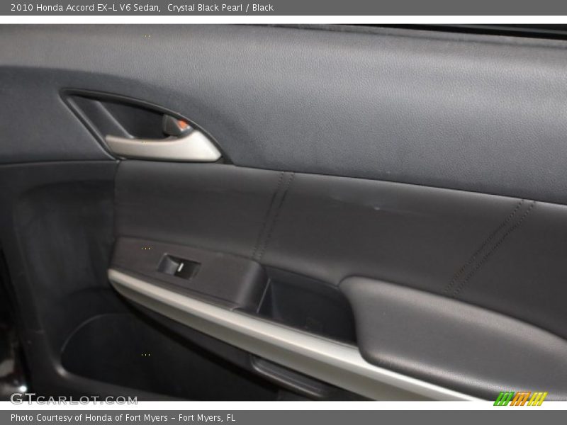 Crystal Black Pearl / Black 2010 Honda Accord EX-L V6 Sedan