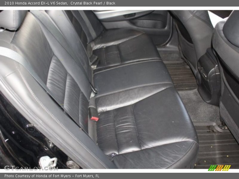 Crystal Black Pearl / Black 2010 Honda Accord EX-L V6 Sedan