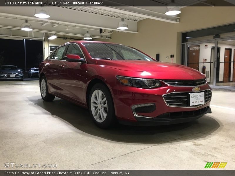 Cajun Red Tintcoat / Jet Black 2018 Chevrolet Malibu LT
