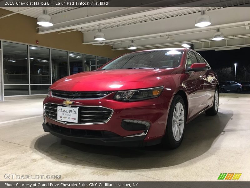 Cajun Red Tintcoat / Jet Black 2018 Chevrolet Malibu LT