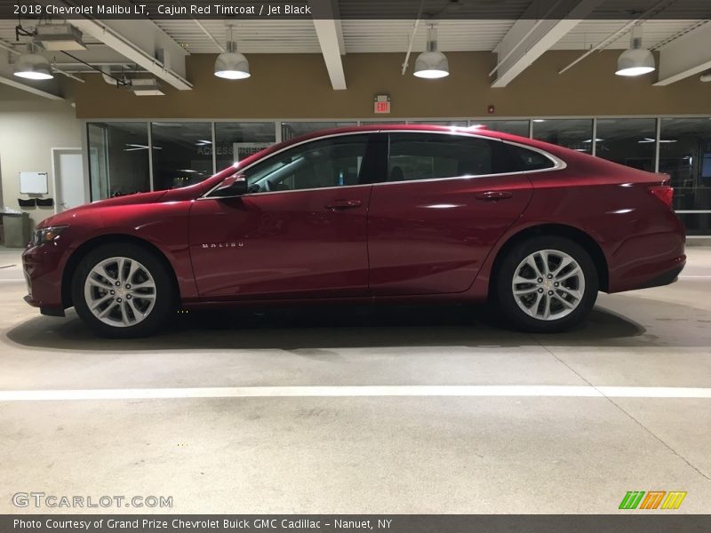 Cajun Red Tintcoat / Jet Black 2018 Chevrolet Malibu LT