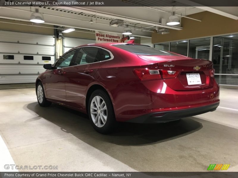 Cajun Red Tintcoat / Jet Black 2018 Chevrolet Malibu LT