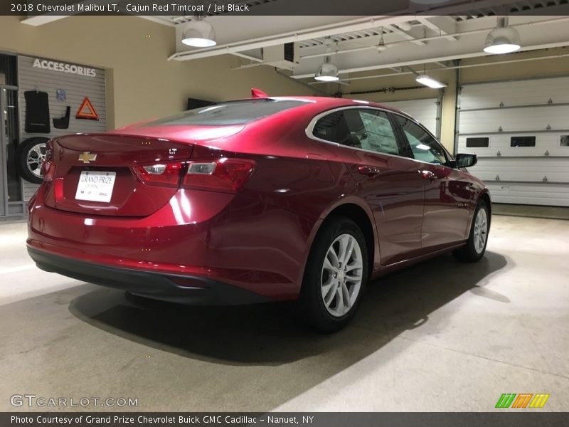 Cajun Red Tintcoat / Jet Black 2018 Chevrolet Malibu LT