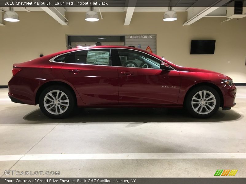 Cajun Red Tintcoat / Jet Black 2018 Chevrolet Malibu LT
