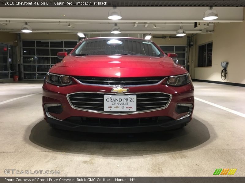 Cajun Red Tintcoat / Jet Black 2018 Chevrolet Malibu LT