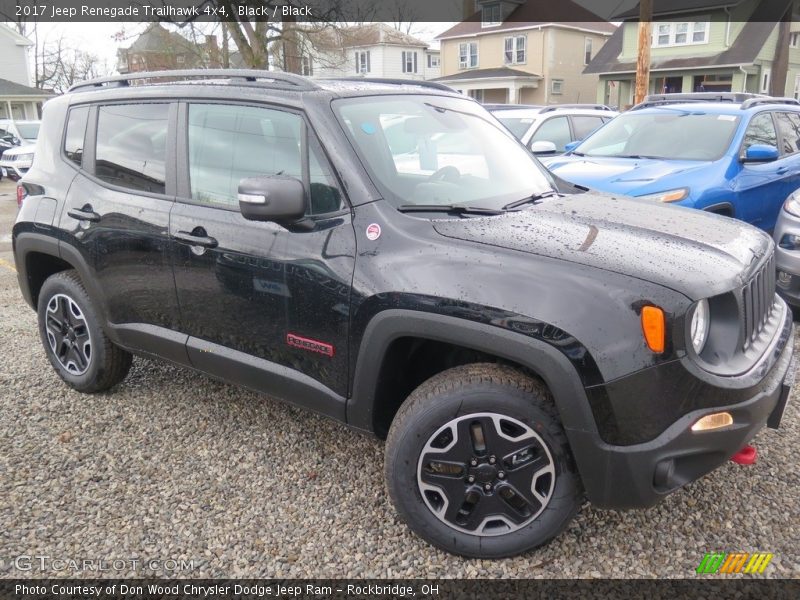 Black / Black 2017 Jeep Renegade Trailhawk 4x4