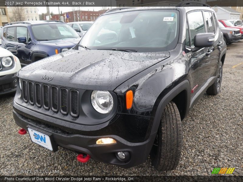 Black / Black 2017 Jeep Renegade Trailhawk 4x4