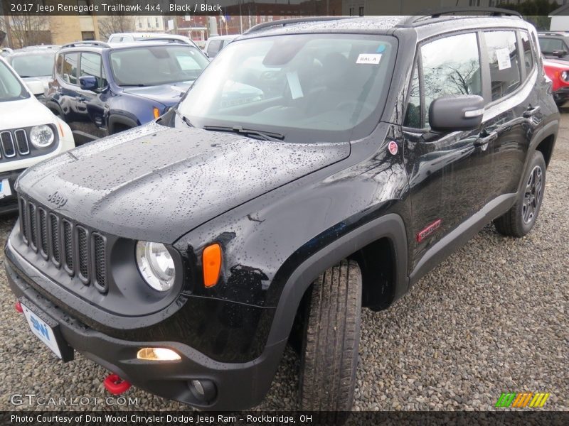 Black / Black 2017 Jeep Renegade Trailhawk 4x4