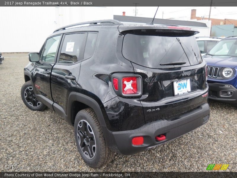 Black / Black 2017 Jeep Renegade Trailhawk 4x4