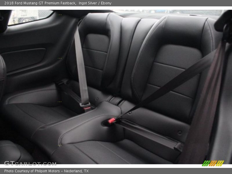 Ingot Silver / Ebony 2018 Ford Mustang GT Premium Fastback