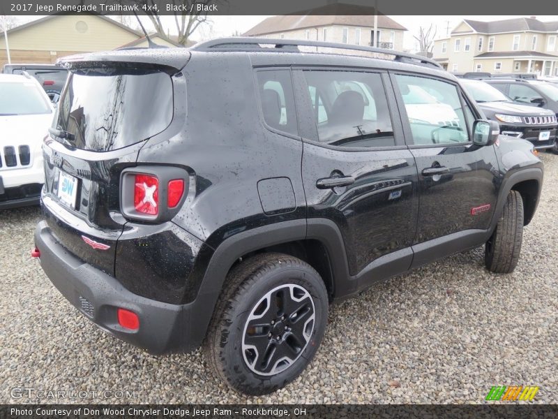 Black / Black 2017 Jeep Renegade Trailhawk 4x4