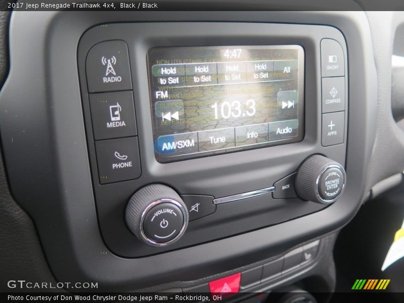 Black / Black 2017 Jeep Renegade Trailhawk 4x4