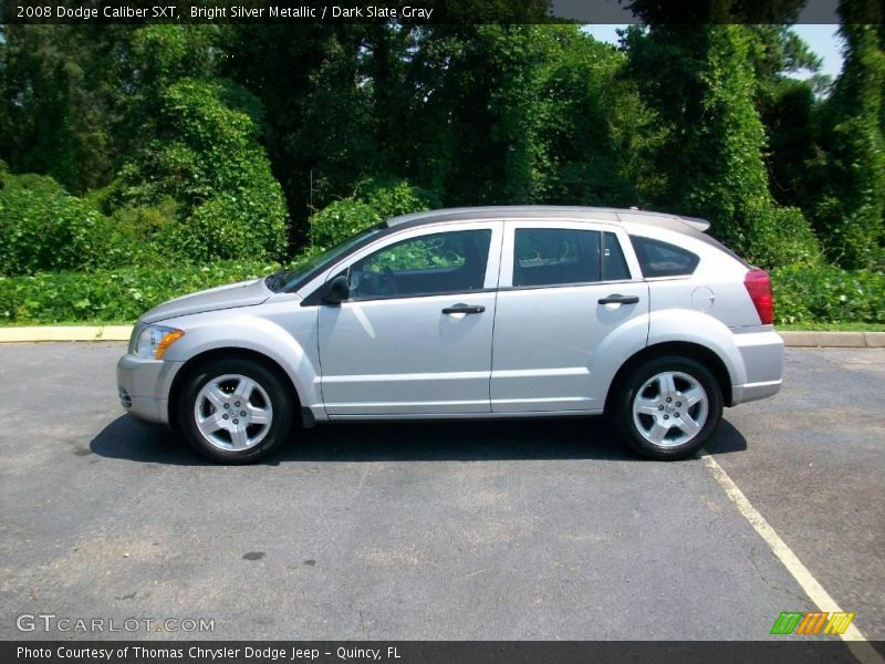 Bright Silver Metallic / Dark Slate Gray 2008 Dodge Caliber SXT