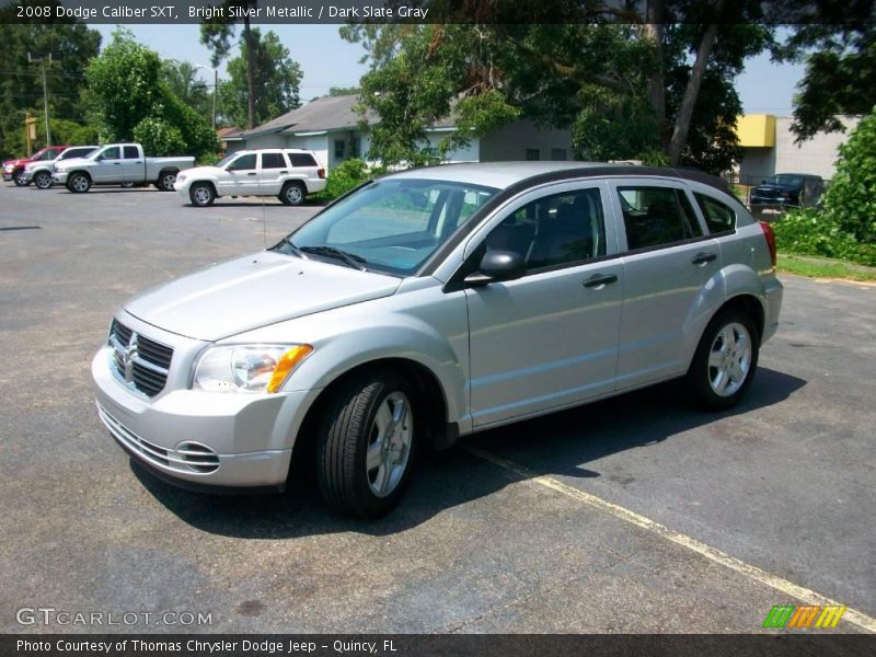 Bright Silver Metallic / Dark Slate Gray 2008 Dodge Caliber SXT