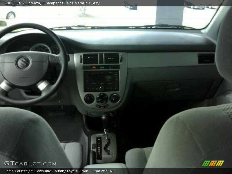 Champagne Beige Metallic / Grey 2008 Suzuki Forenza