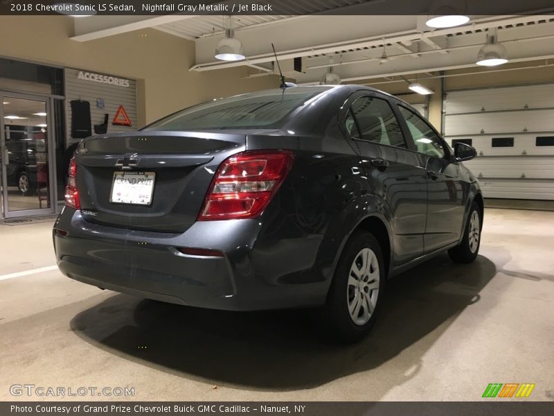 Nightfall Gray Metallic / Jet Black 2018 Chevrolet Sonic LS Sedan