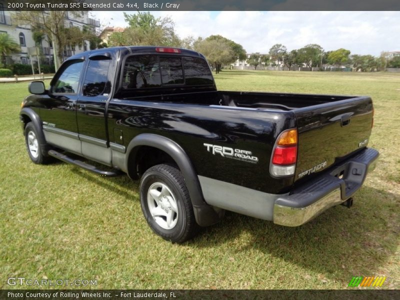 Black / Gray 2000 Toyota Tundra SR5 Extended Cab 4x4