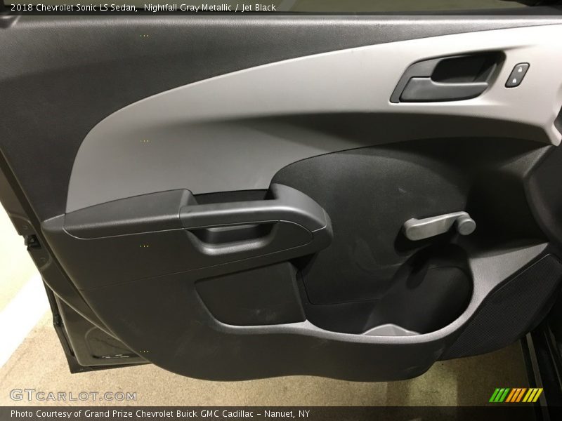 Nightfall Gray Metallic / Jet Black 2018 Chevrolet Sonic LS Sedan