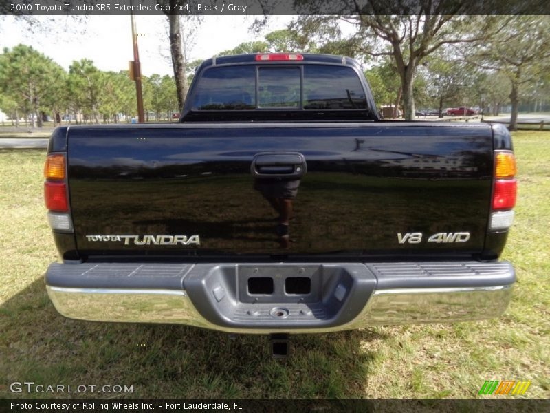 Black / Gray 2000 Toyota Tundra SR5 Extended Cab 4x4