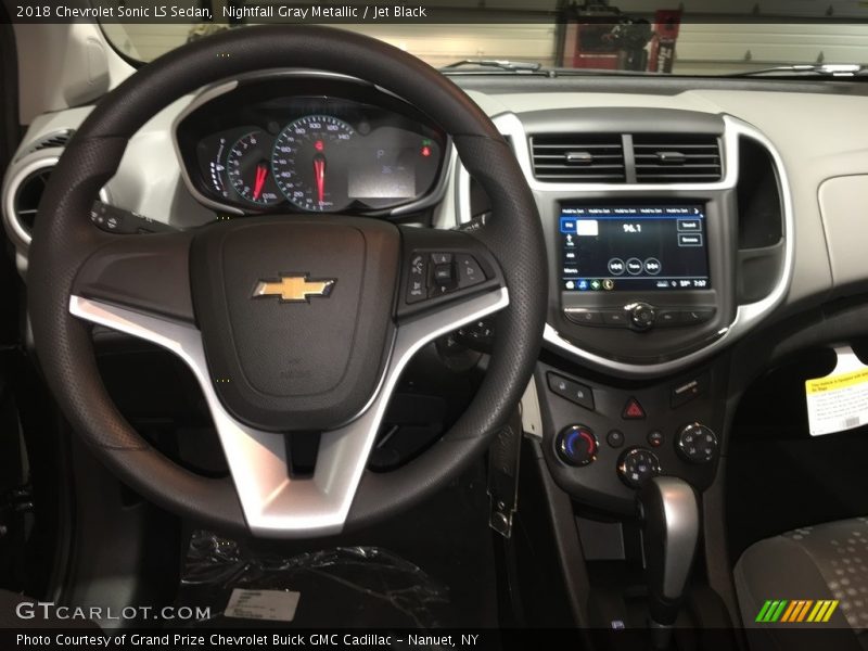 Nightfall Gray Metallic / Jet Black 2018 Chevrolet Sonic LS Sedan