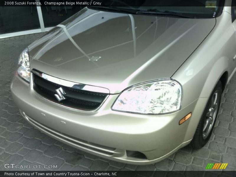 Champagne Beige Metallic / Grey 2008 Suzuki Forenza