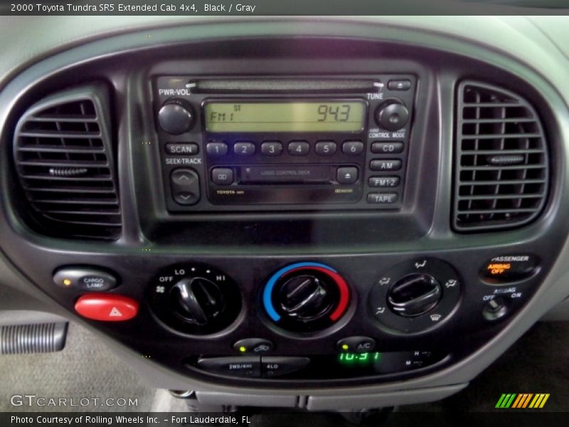 Black / Gray 2000 Toyota Tundra SR5 Extended Cab 4x4