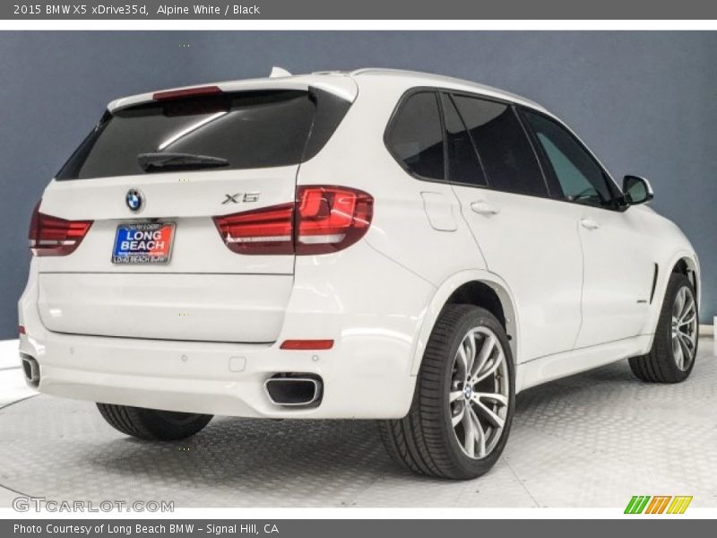 Alpine White / Black 2015 BMW X5 xDrive35d