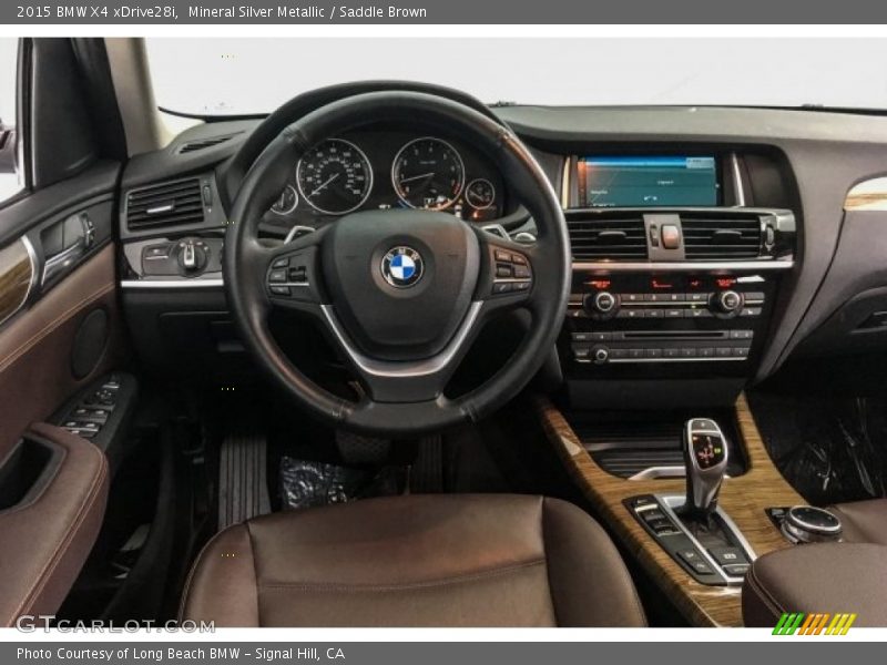 Mineral Silver Metallic / Saddle Brown 2015 BMW X4 xDrive28i