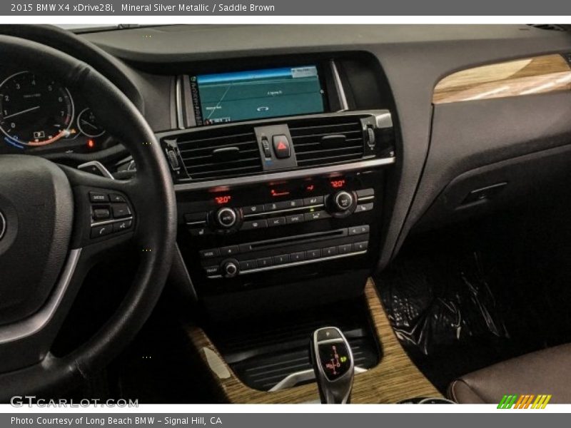 Mineral Silver Metallic / Saddle Brown 2015 BMW X4 xDrive28i