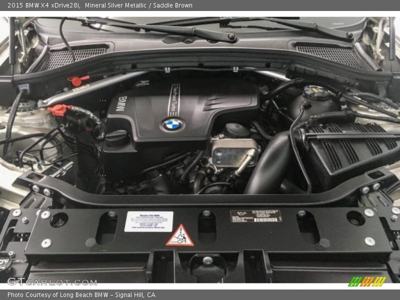 Mineral Silver Metallic / Saddle Brown 2015 BMW X4 xDrive28i