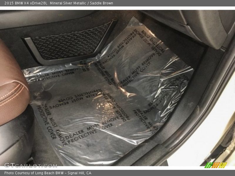 Mineral Silver Metallic / Saddle Brown 2015 BMW X4 xDrive28i