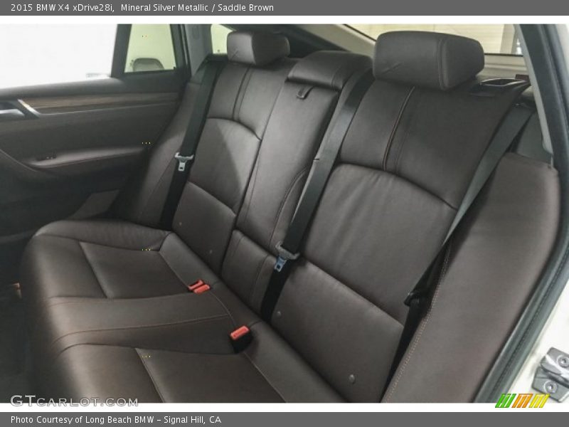 Mineral Silver Metallic / Saddle Brown 2015 BMW X4 xDrive28i