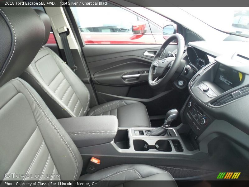 Ingot Silver / Charcoal Black 2018 Ford Escape SEL 4WD