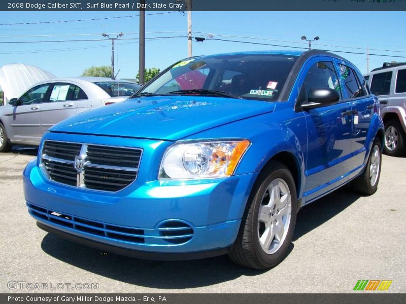 Surf Blue Pearl / Dark Slate Gray 2008 Dodge Caliber SXT