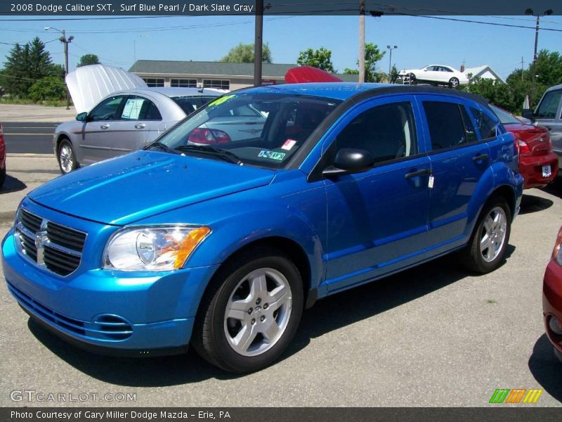 Surf Blue Pearl / Dark Slate Gray 2008 Dodge Caliber SXT