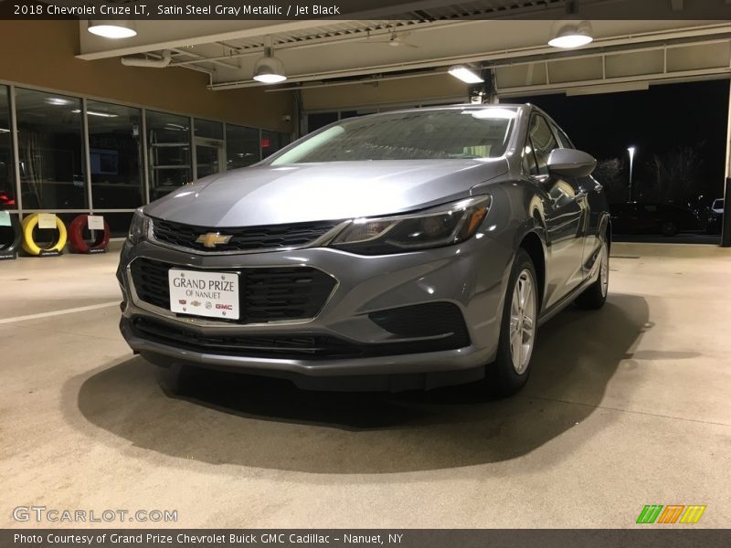 Satin Steel Gray Metallic / Jet Black 2018 Chevrolet Cruze LT