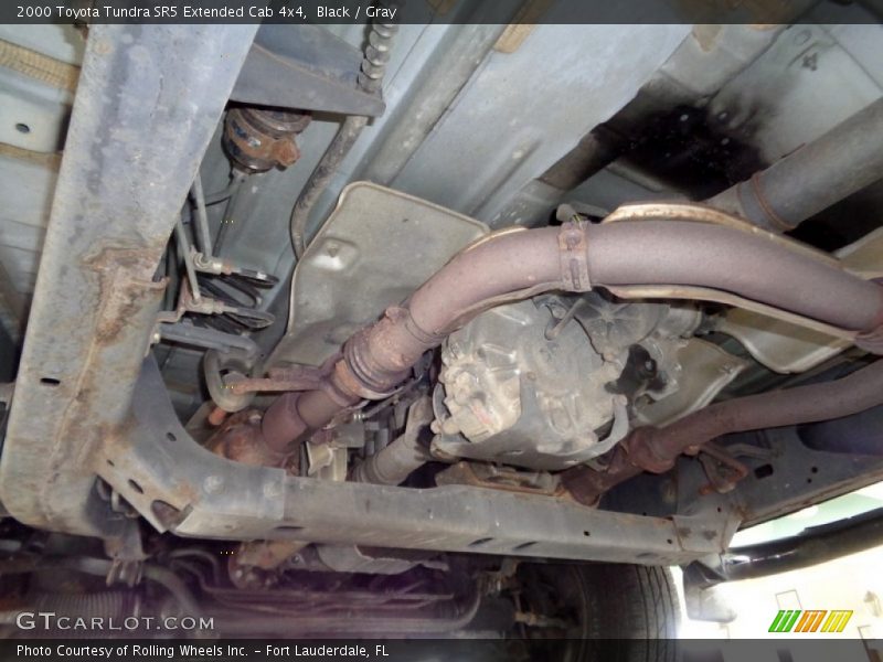 Black / Gray 2000 Toyota Tundra SR5 Extended Cab 4x4