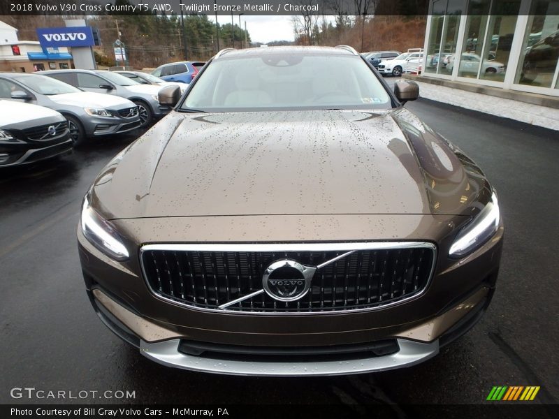 Twilight Bronze Metallic / Charcoal 2018 Volvo V90 Cross Country T5 AWD