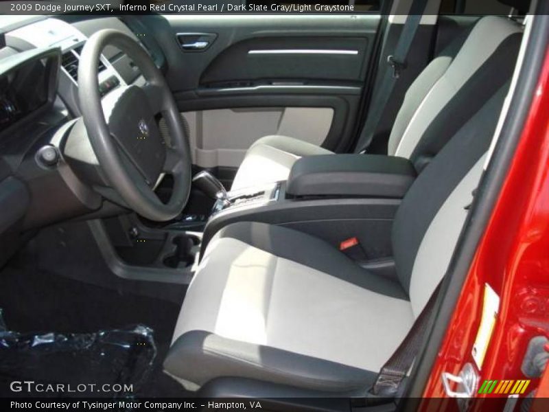 Inferno Red Crystal Pearl / Dark Slate Gray/Light Graystone 2009 Dodge Journey SXT